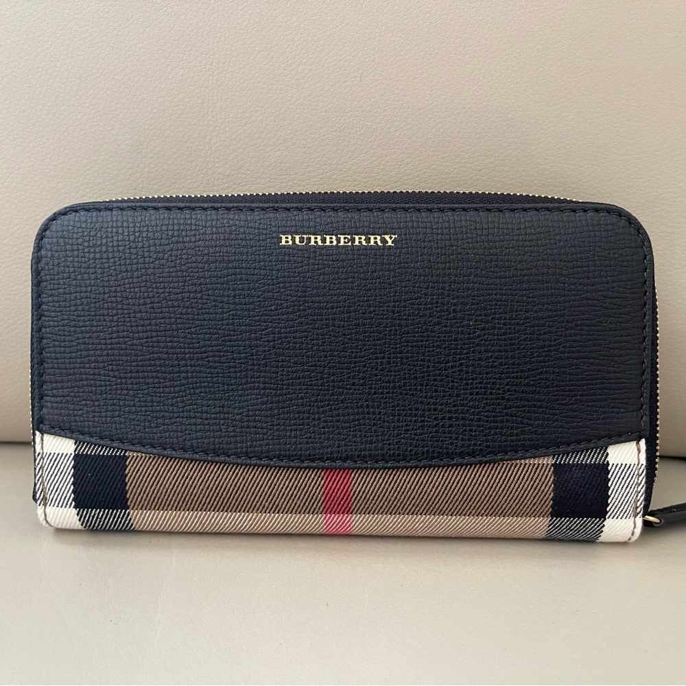 Burberry Black Continental Wallet